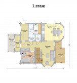 Дом из профилированного бруса VZ-310  